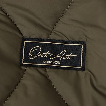 Amazon.co.jp: [OUT ACT] キルティングダウン (S, オリーブ
